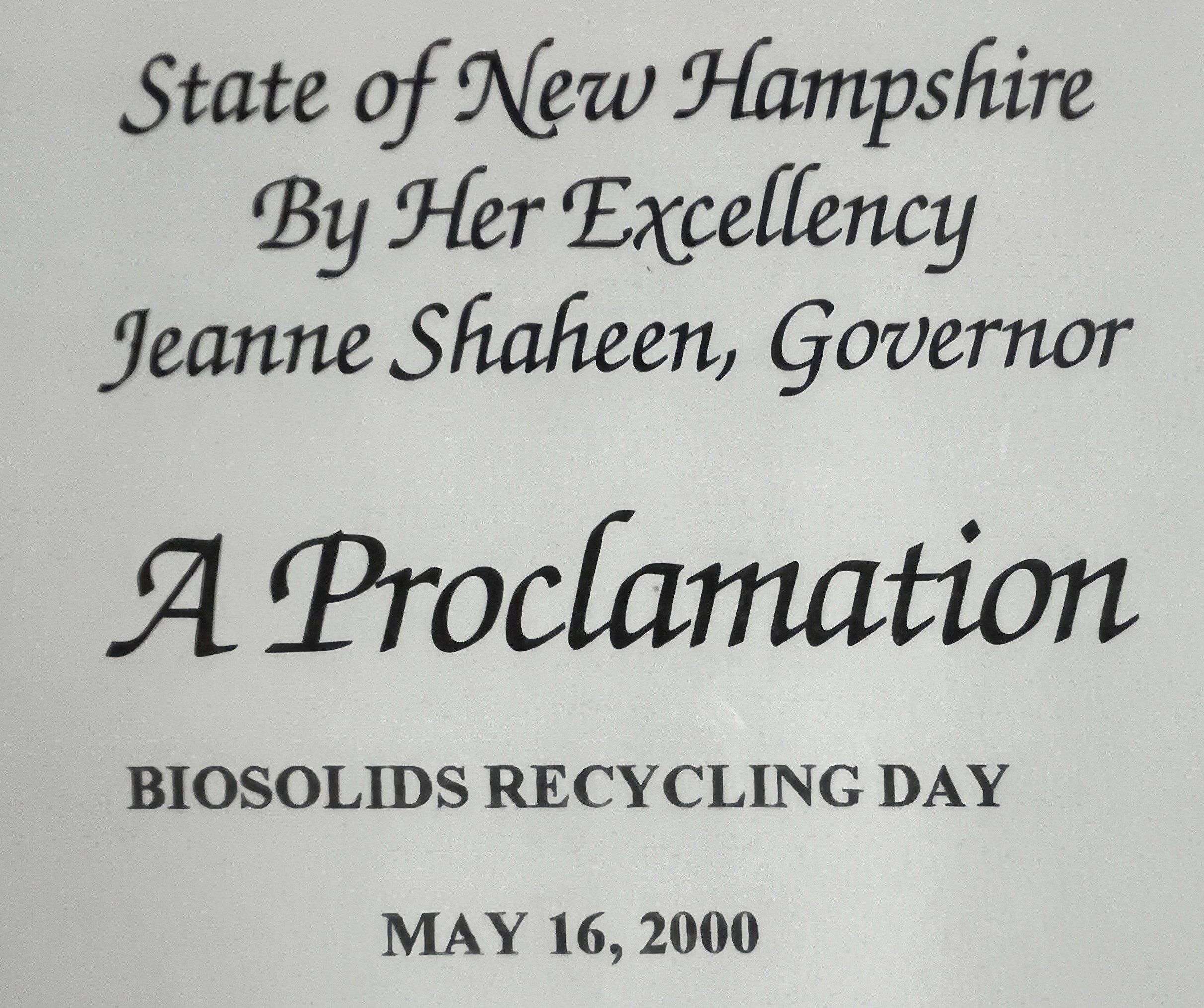 Historic Holiday: Biosolids Recycling Day